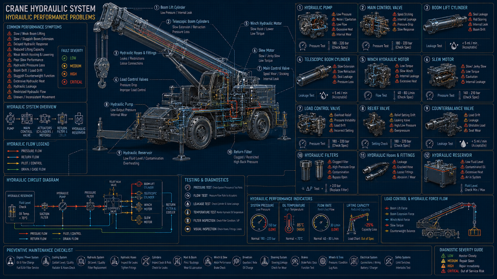 Crane Hydraulic Performance