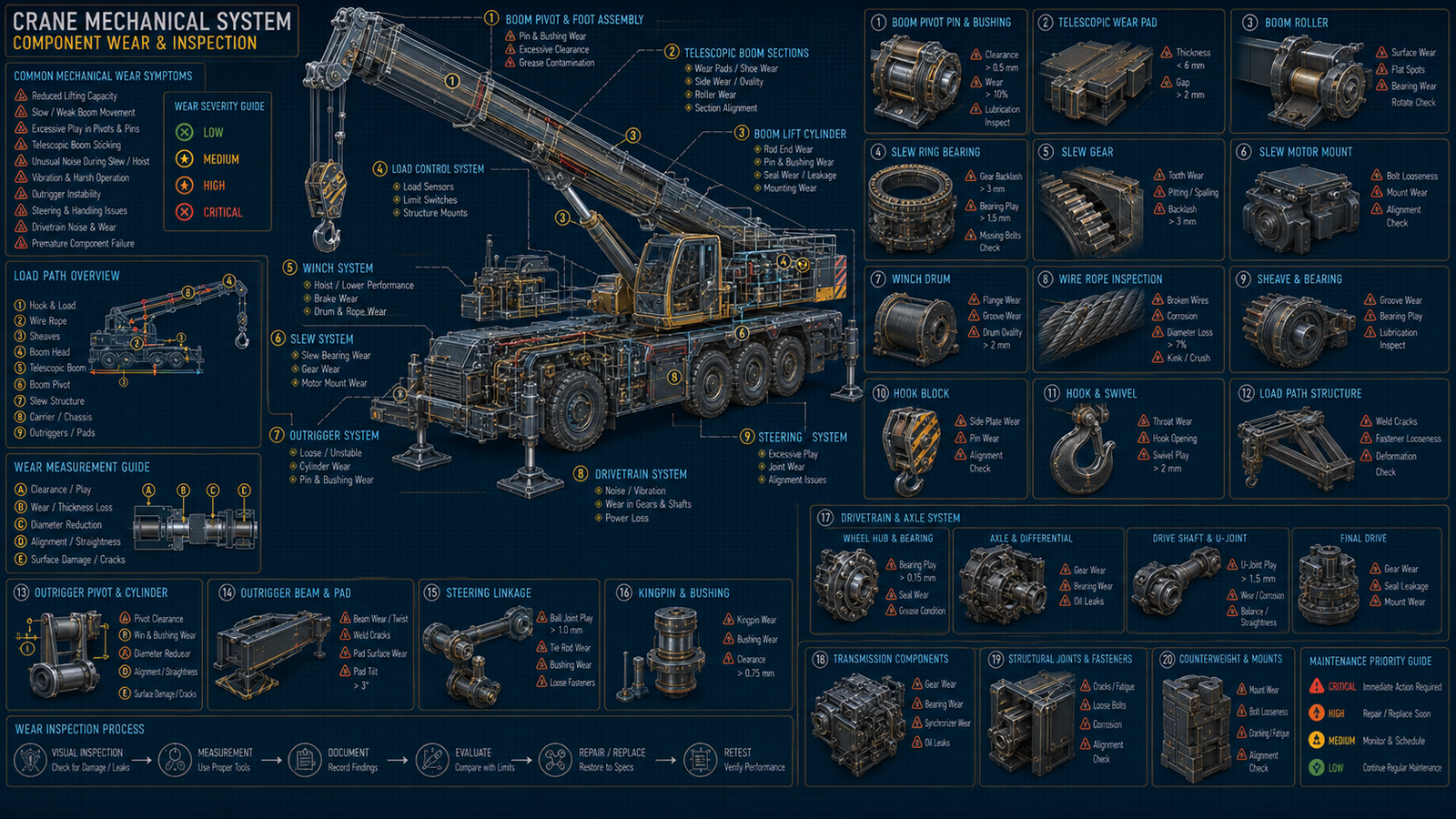 Crane Mechanical Component Wear