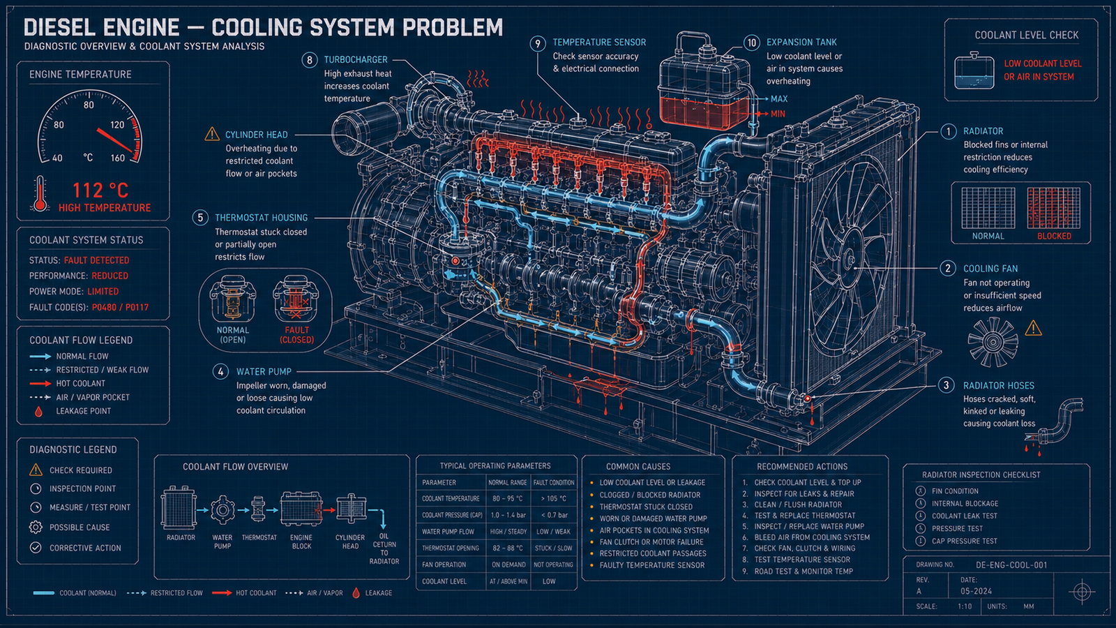 Diesel Engine - Cooling System Problems