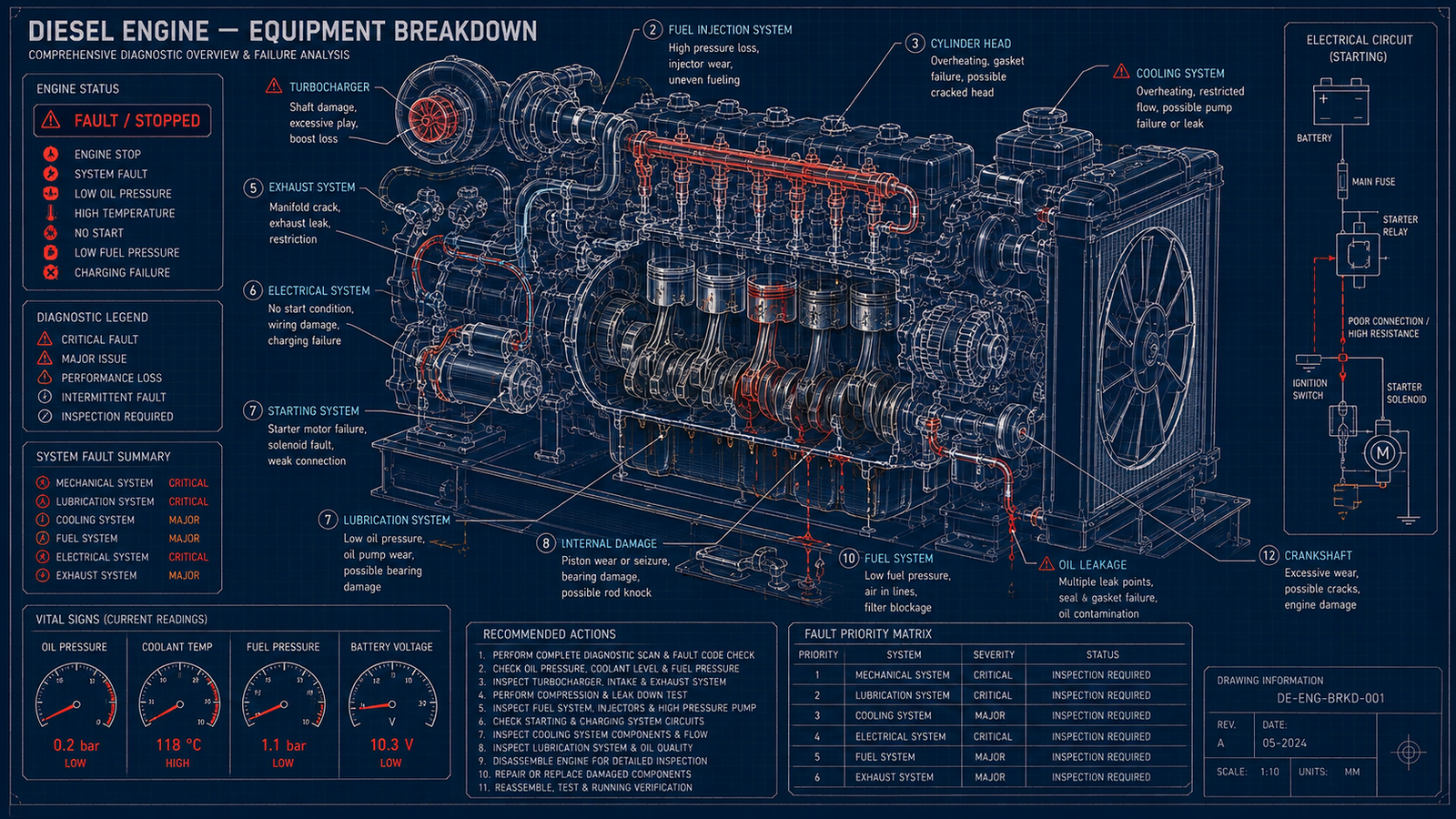 Diesel Engine - Equipment Breakdown