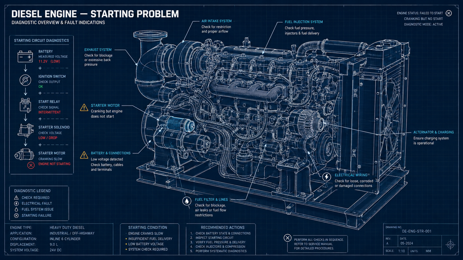 Diesel Engine Starting Problem