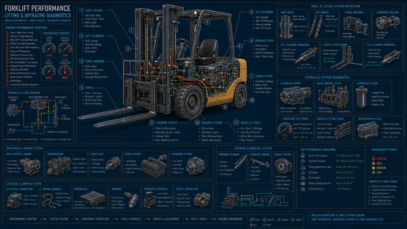Forklift Lifting or Operating Performance Issue