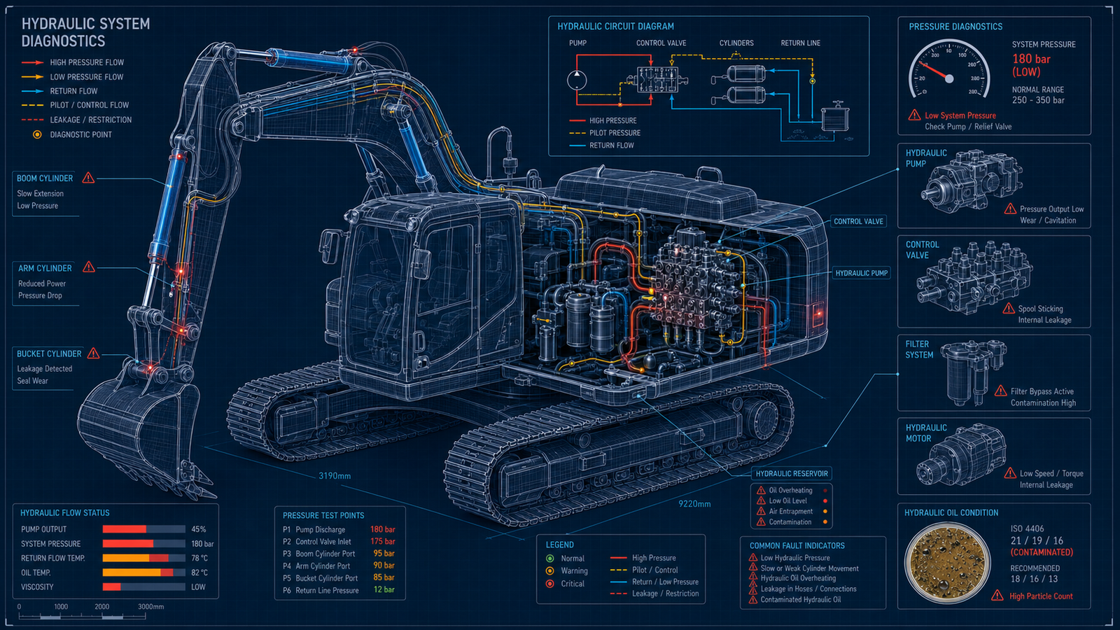 Hydraulic system problems