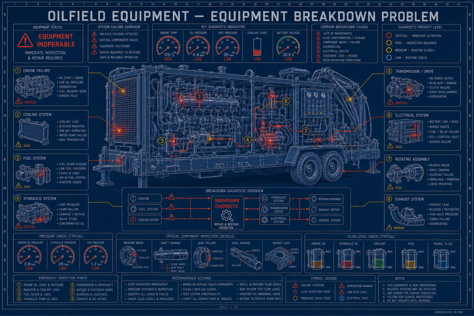 Oilfield Equipment - Equipment Breakdown Problem
