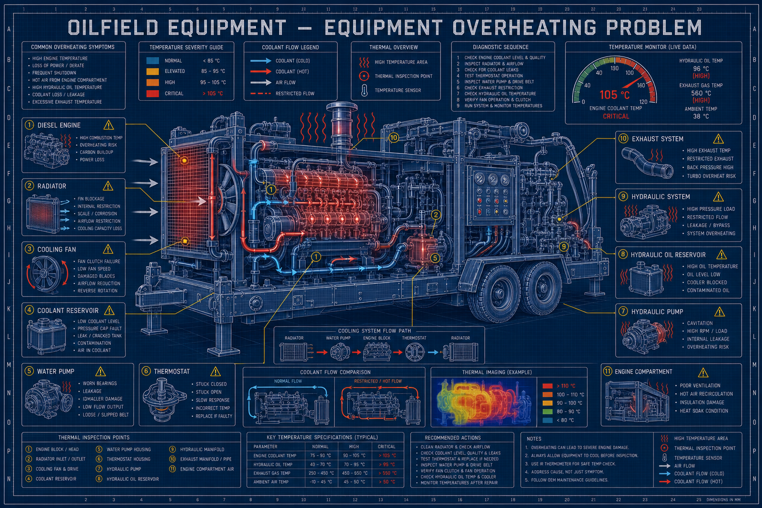 Oilfield Equipment - Equipment Overheating Problem
