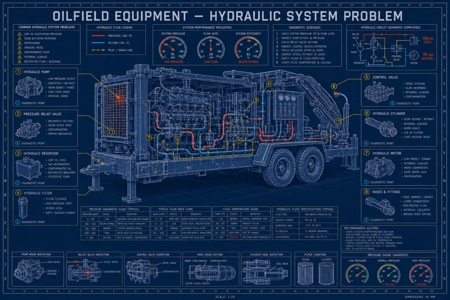 Oilfield Equipment - Hydraulic System Problem