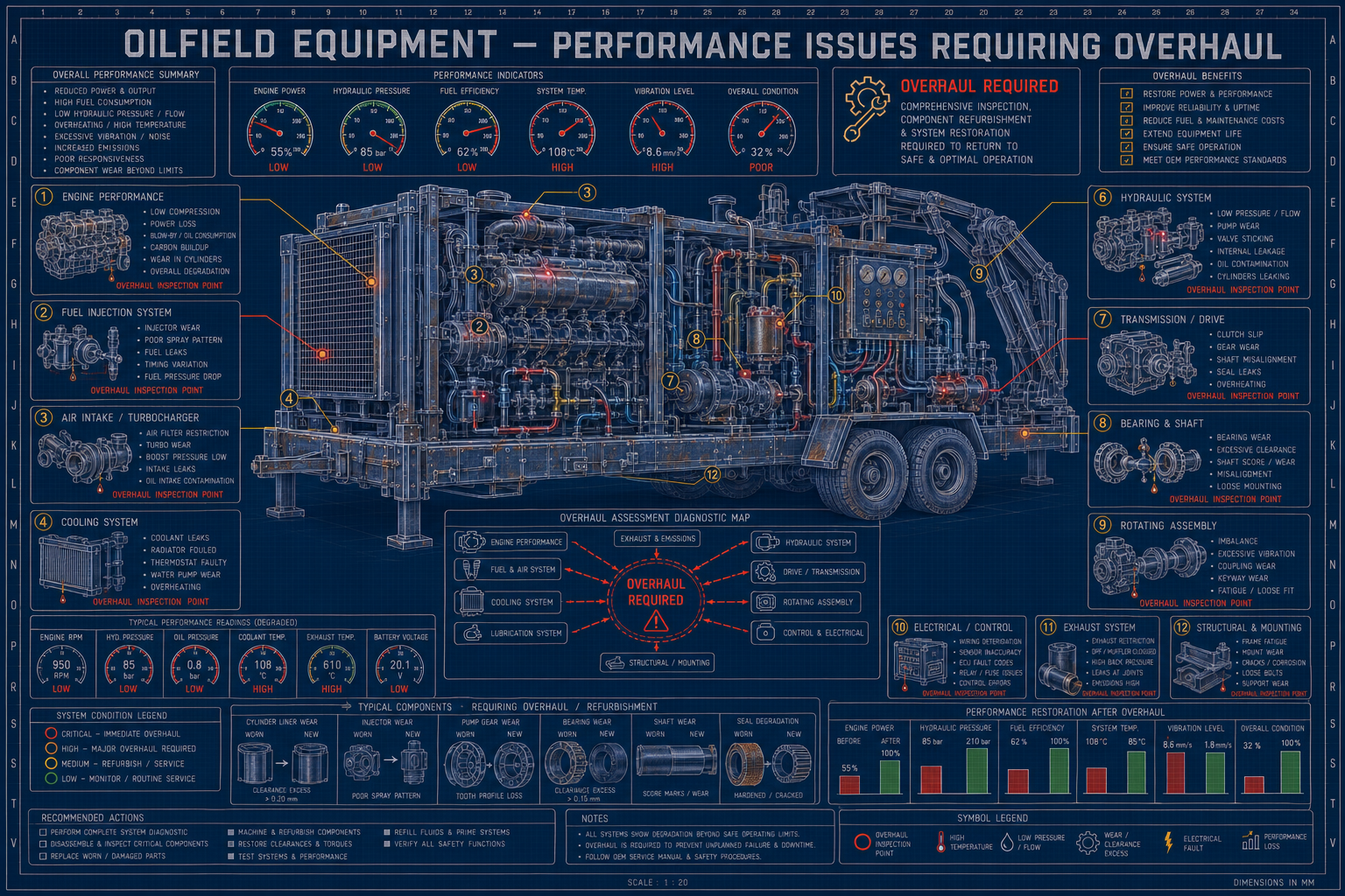 Oilfield Equipment - Performance Issues Requiring Overhaul