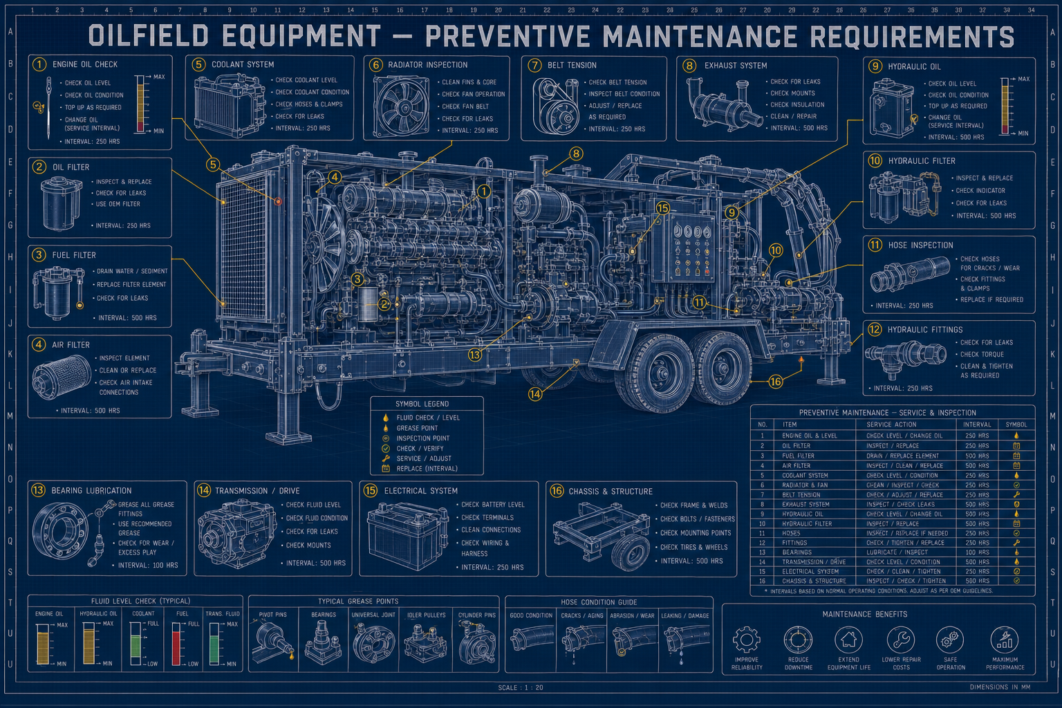 Oilfield Equipment - Preventive Maintenance Requirements