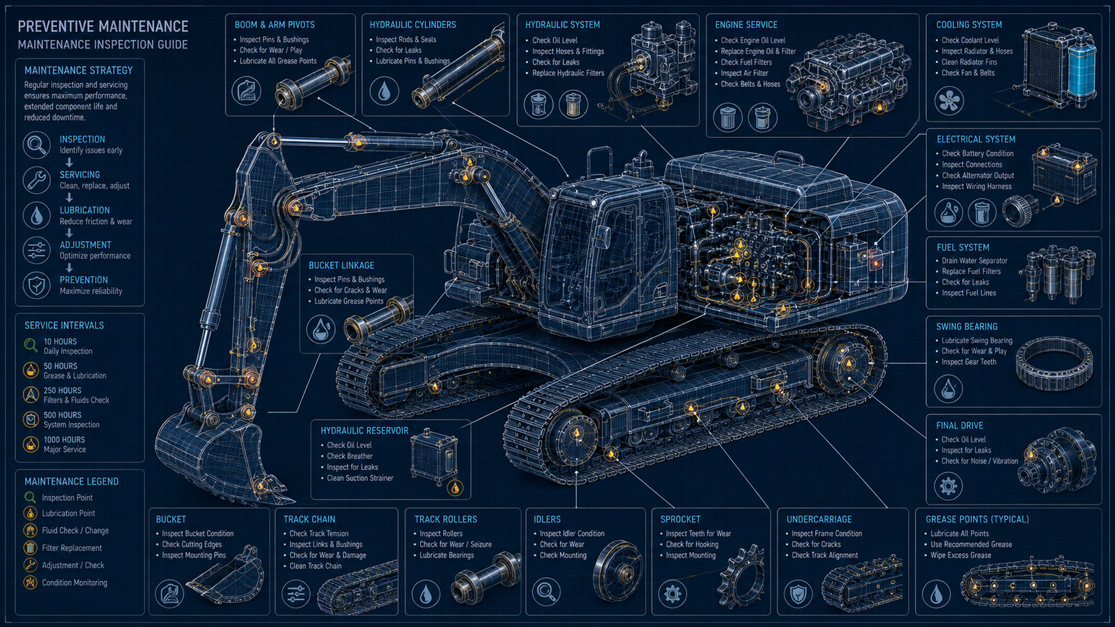 Preventive maintenance requirements