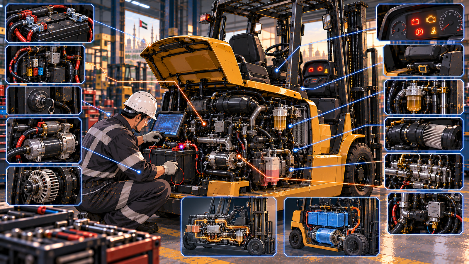 Common Causes of Forklift Starting Problems