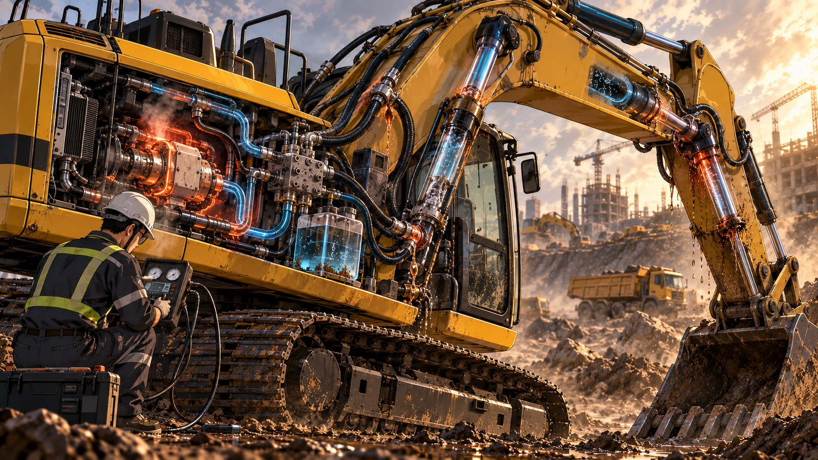 Common Excavator Hydraulic Problems