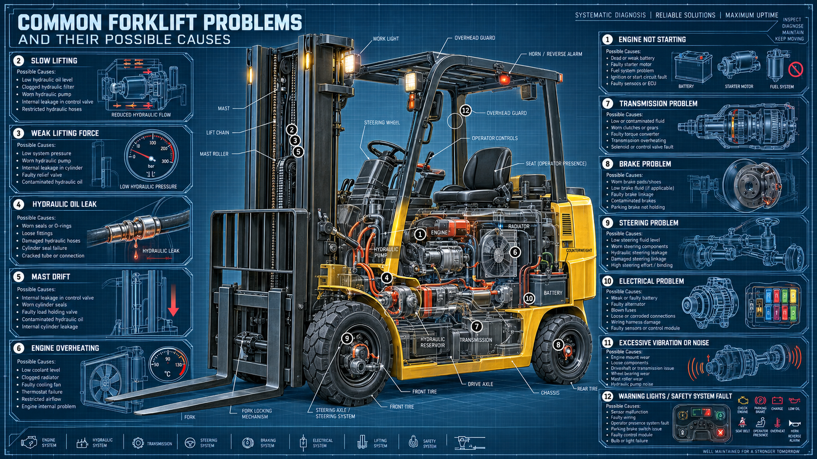 Common Forklift Problems