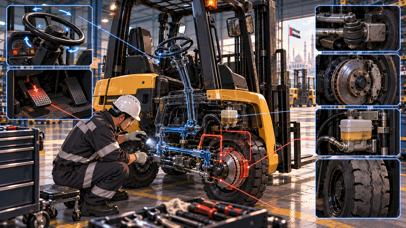 Forklift Brake and Steering Problems