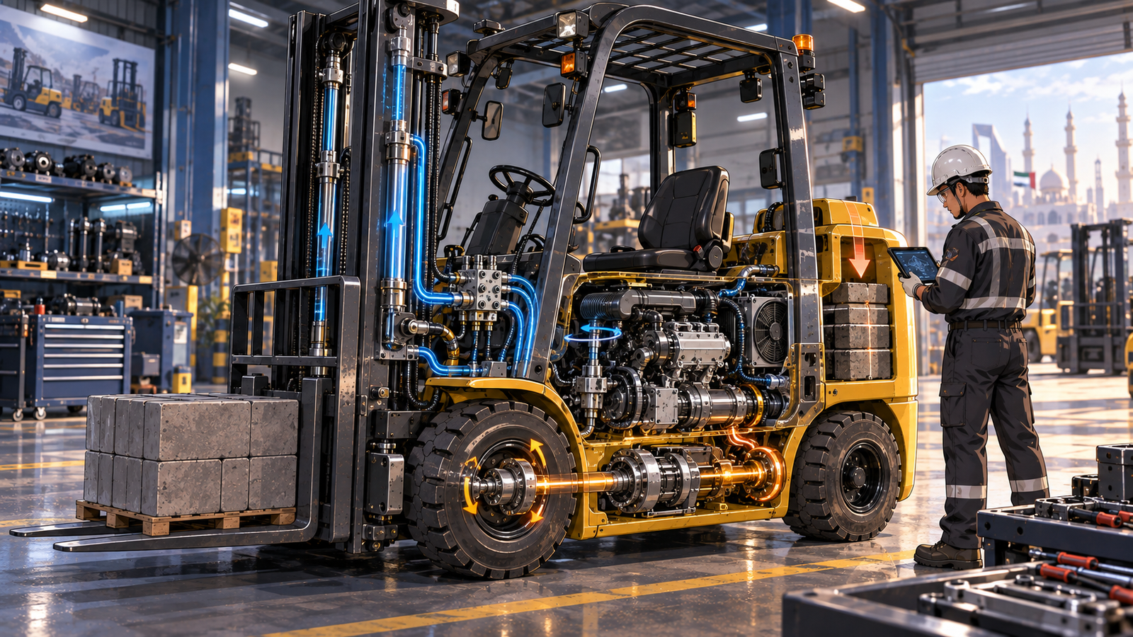 How Does A Forklift Work